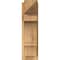 Ekena Millwork Balboa Arts & Crafts Rough Sawn Outlooker, Western Red Cedar, 8"W x 16"D x 28"H OUT08X16X28BOA03RWR - alternate 4